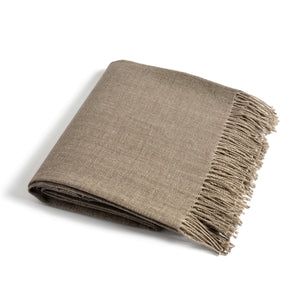 Linen Throw PREILA choco