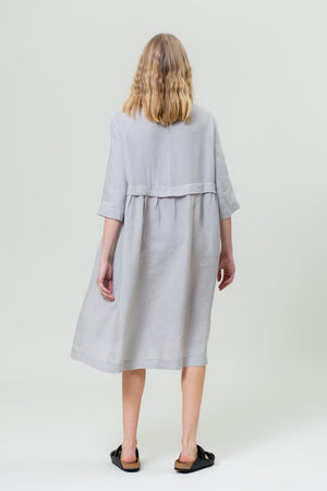 Linen Dress MONIKA smoke