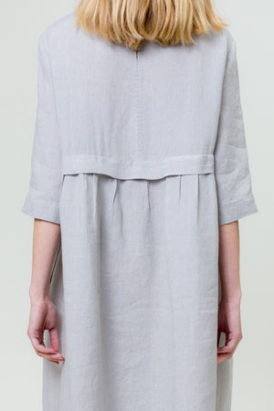 Linen Dress MONIKA smoke