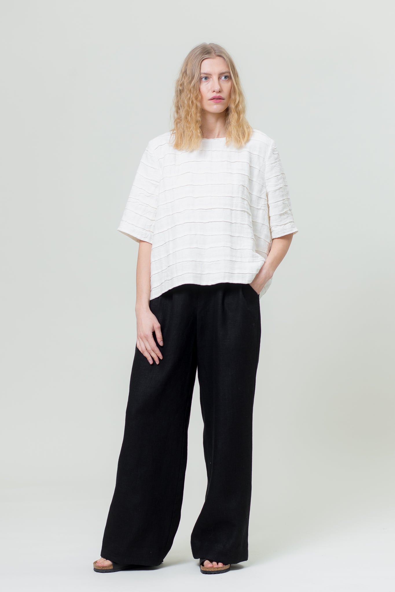Linen Pants TU black