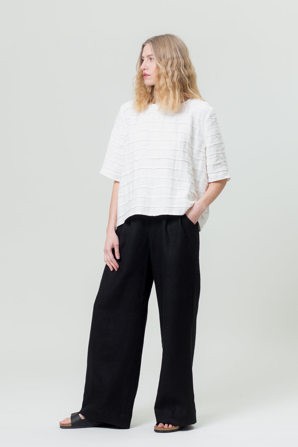 Linen Pants TU black