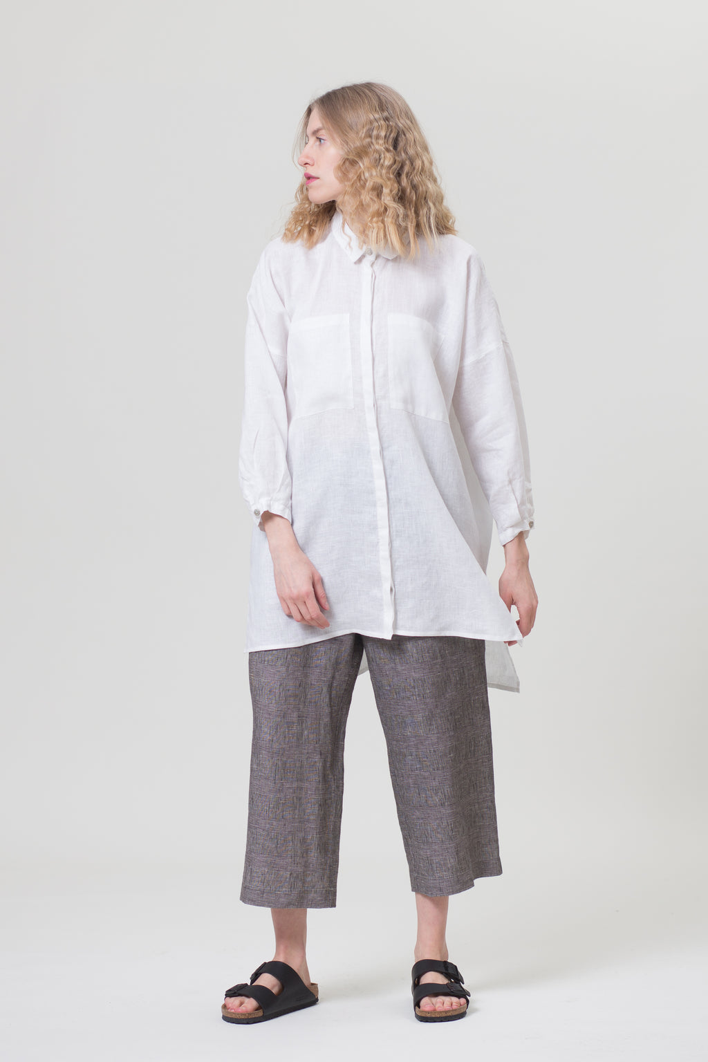 Linen Shirt VANDA white