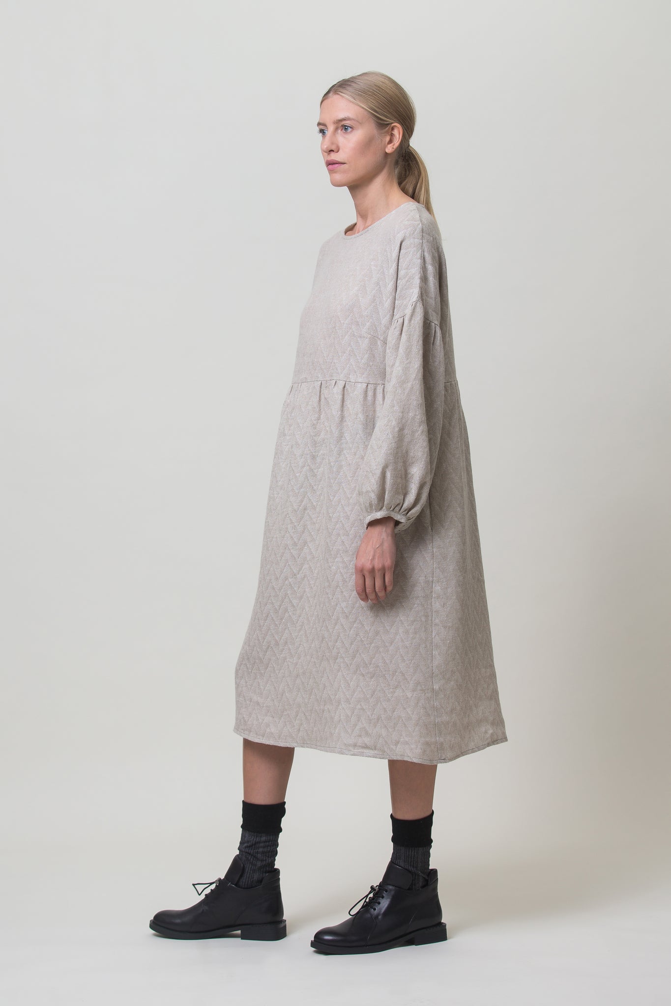 Linen Dress Kamilė Sand