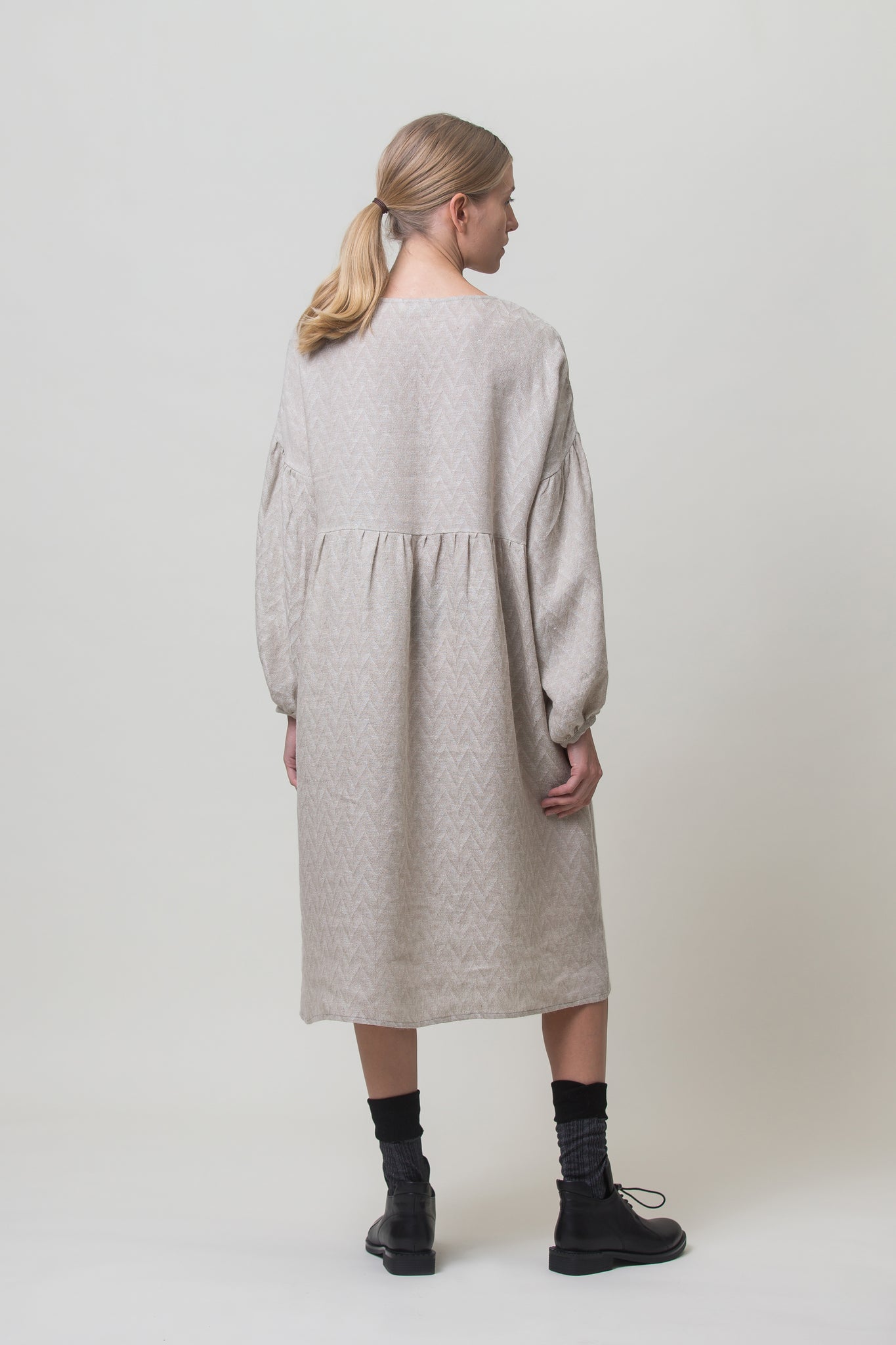 Linen Dress Kamilė Sand