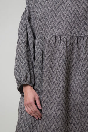 Linen Dress Kamilė Graphite
