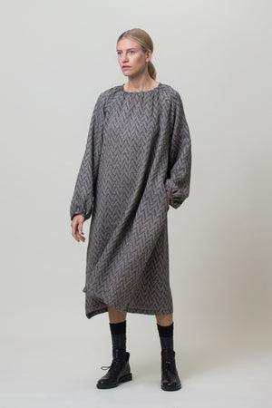 Linen Dress Karina Graphite