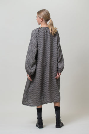 Linen Dress Karina Graphite
