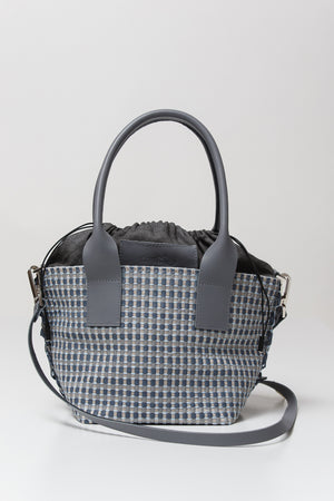 Handwoven Bag Austė #41 Blue