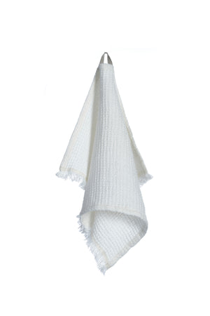 Linen Honeycomb Towel NAGLIS white