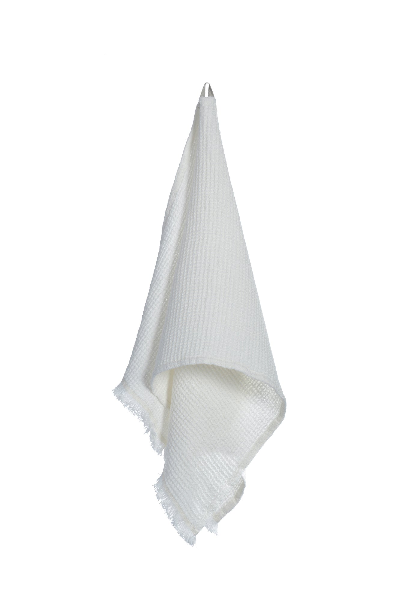 Linen Honeycomb Towel NAGLIS white