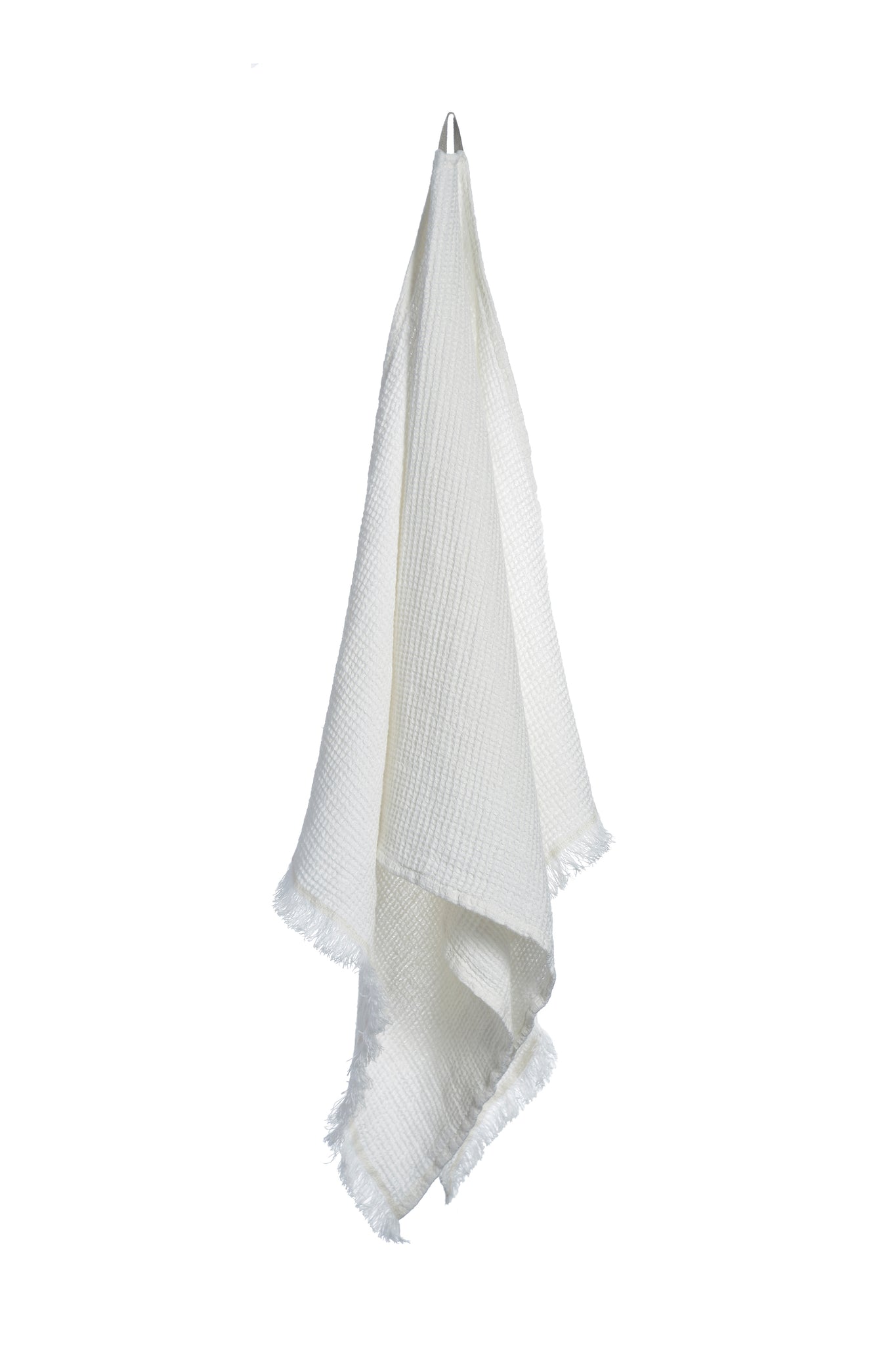 Linen Honeycomb Towel NAGLIS white