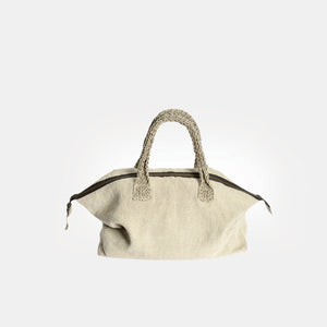 Large Bag BURĖ with linen handles